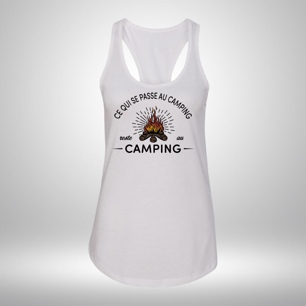 Camisole - Ce qui se passe au camping reste au camping