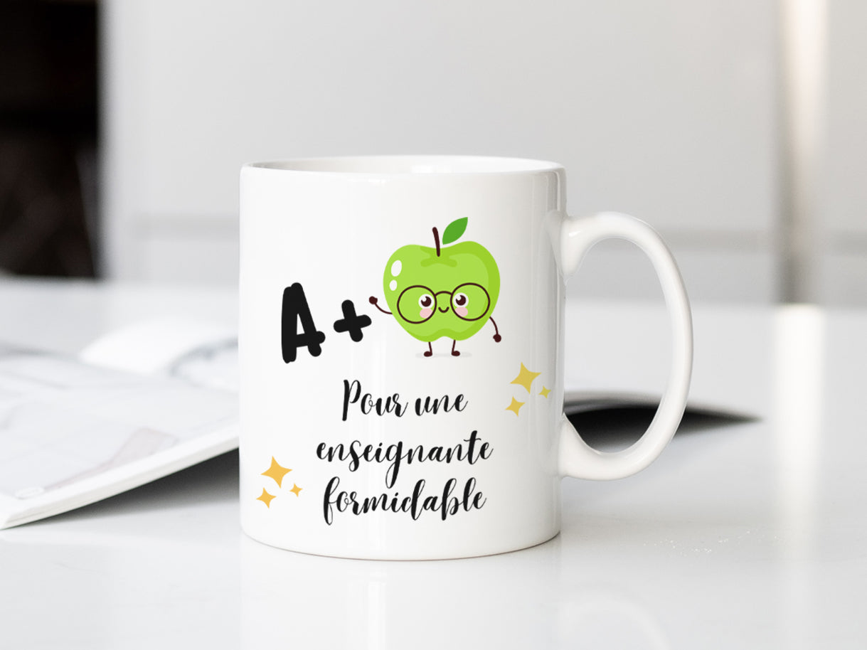 Tasse à Café Humoristique 'T Est Pour Tortue' - 341 Ml (12 Oz) En Céramique Blanche - Neuve