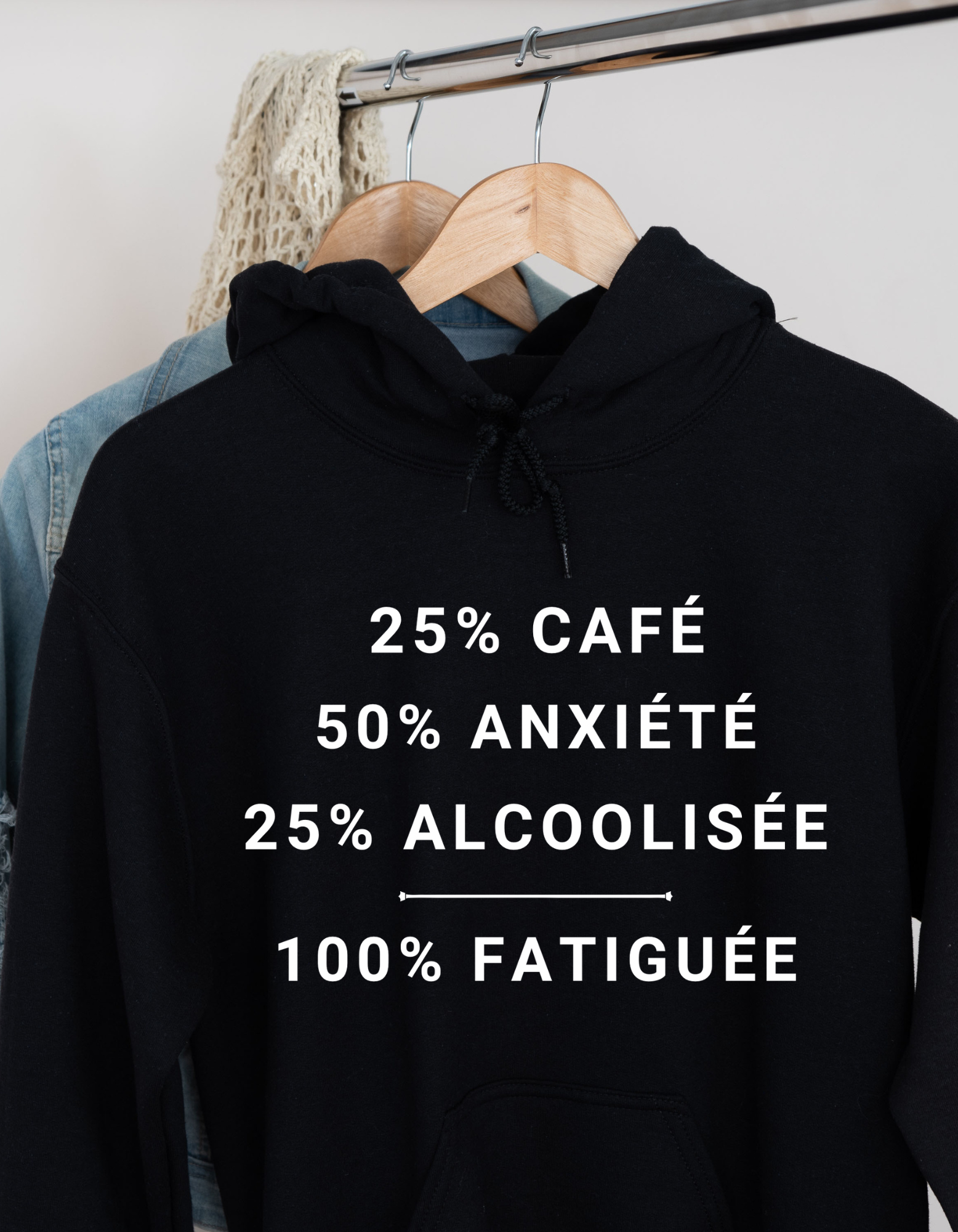 Kangourou - 25% café, 50% anxiété, 25% alcoolisée, 100% fatiguée