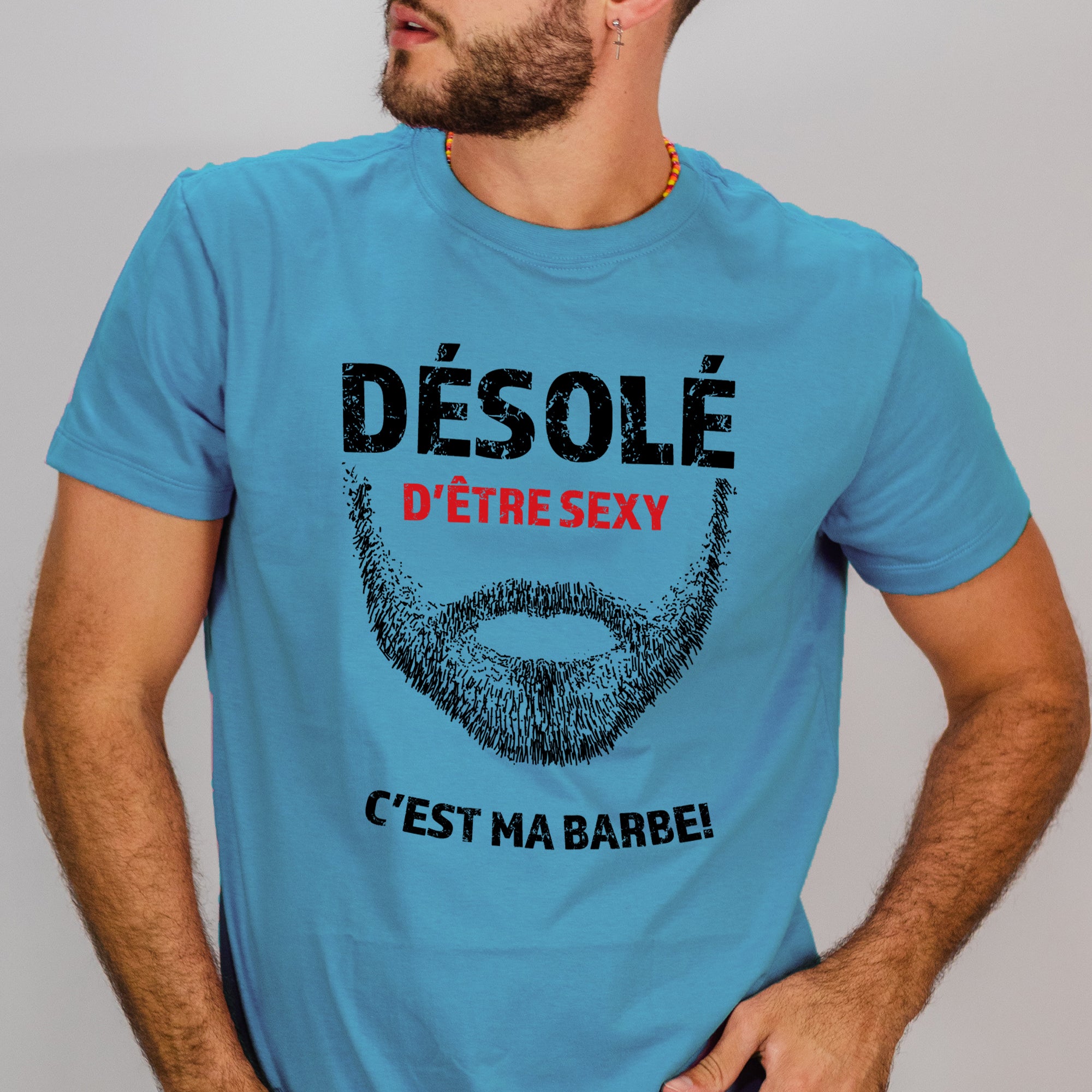 Tee-shirt barbe sexy cadeau humour
