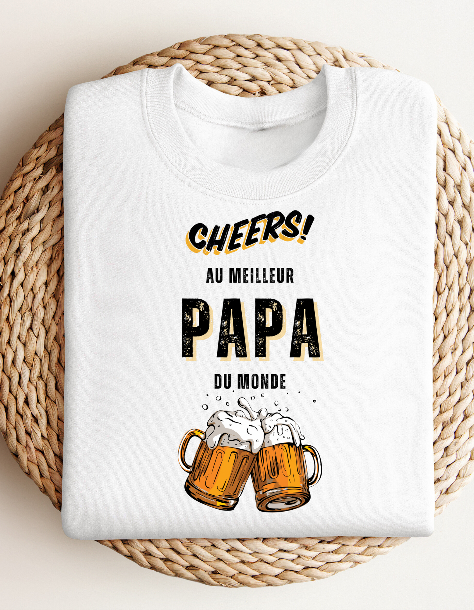 Crewneck - Cheers au meilleur papa du monde
