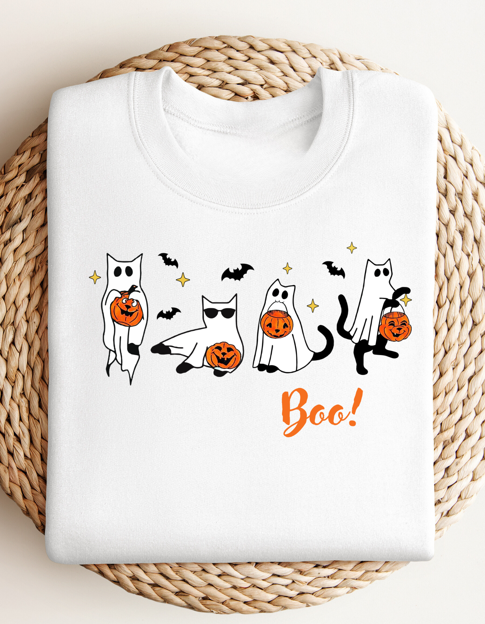 Crewneck - Boo (Chats fantômes)