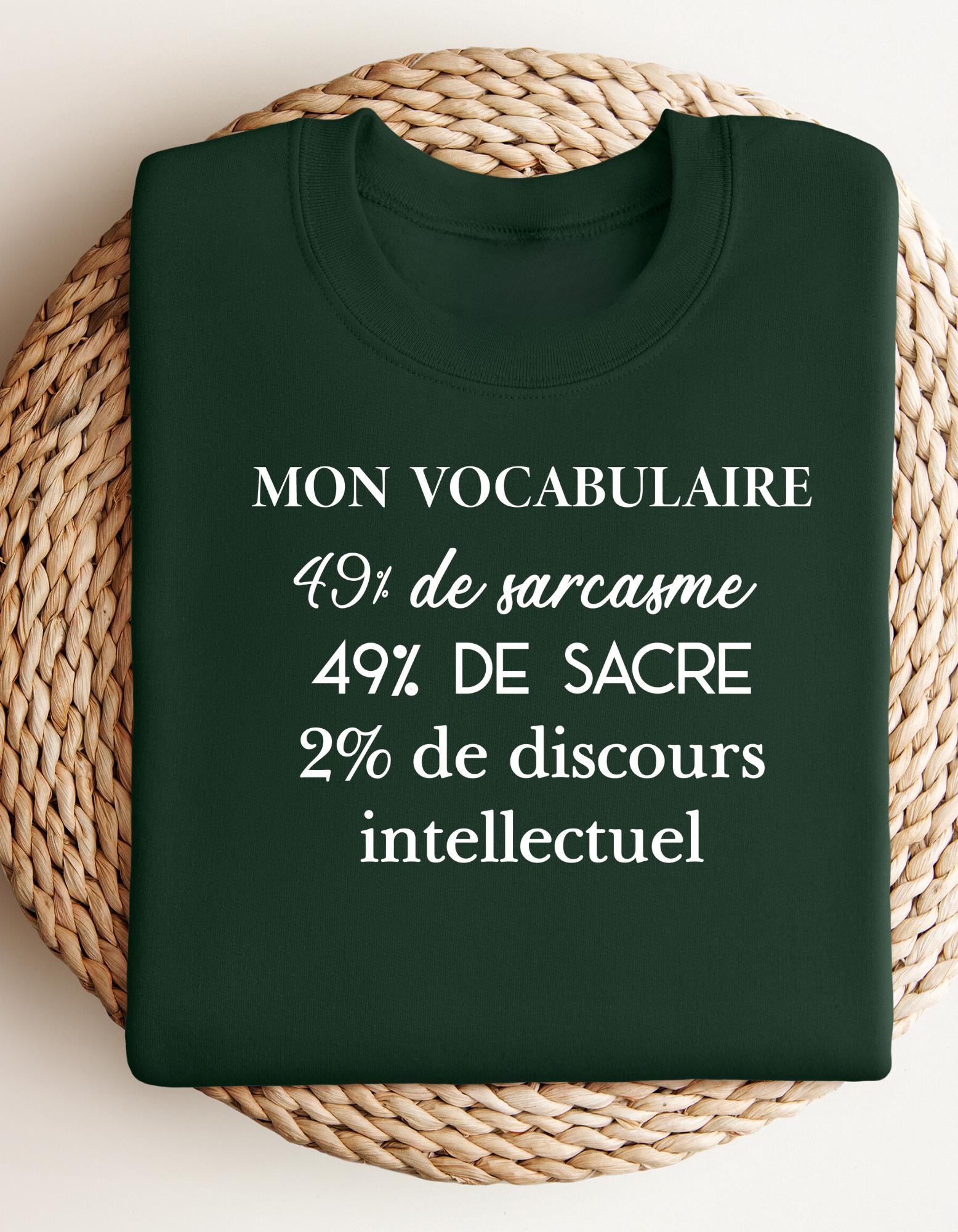 Crewneck - Mon vocabulaire