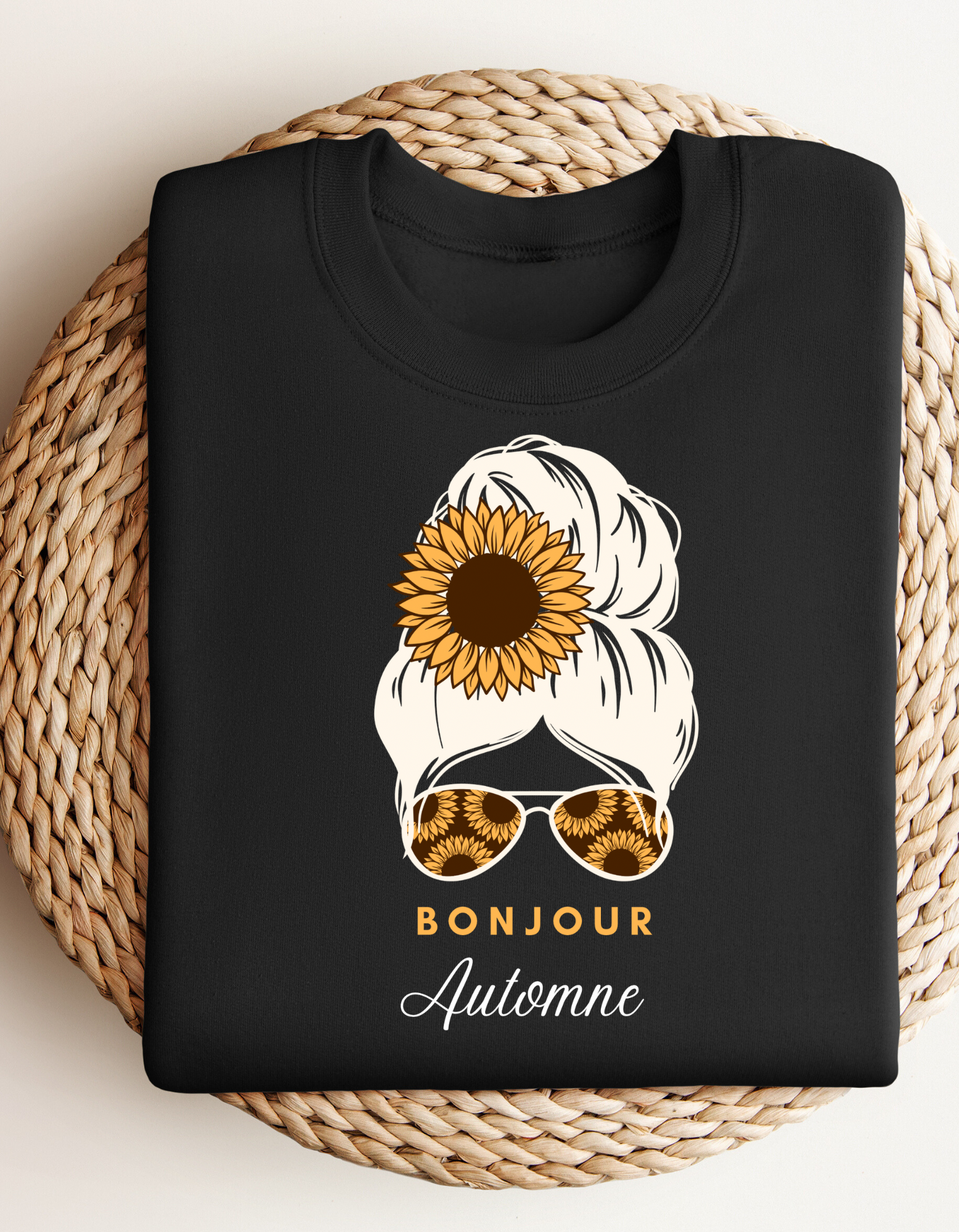 Crewneck - Bonjour automne (tournesol)