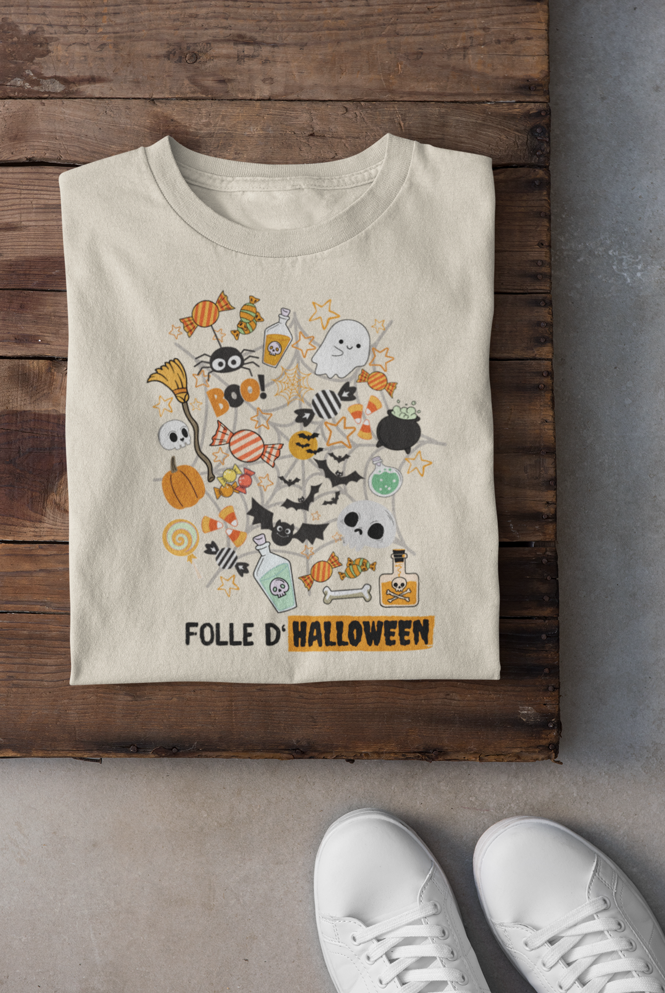 T-shirt - Folle d'Halloween