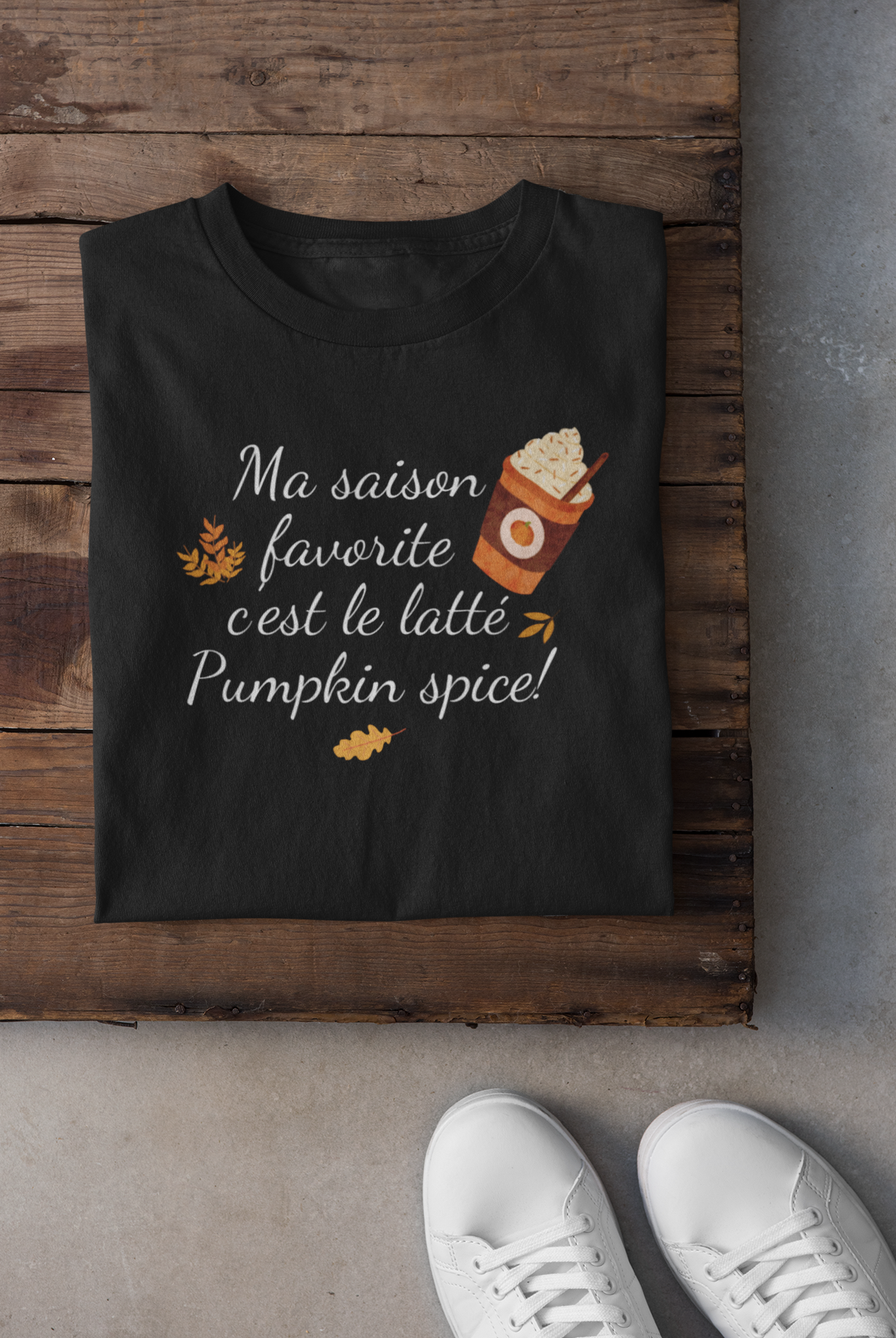 T-shirt - Ma saison favorite c'est le latté Pumpkin spice