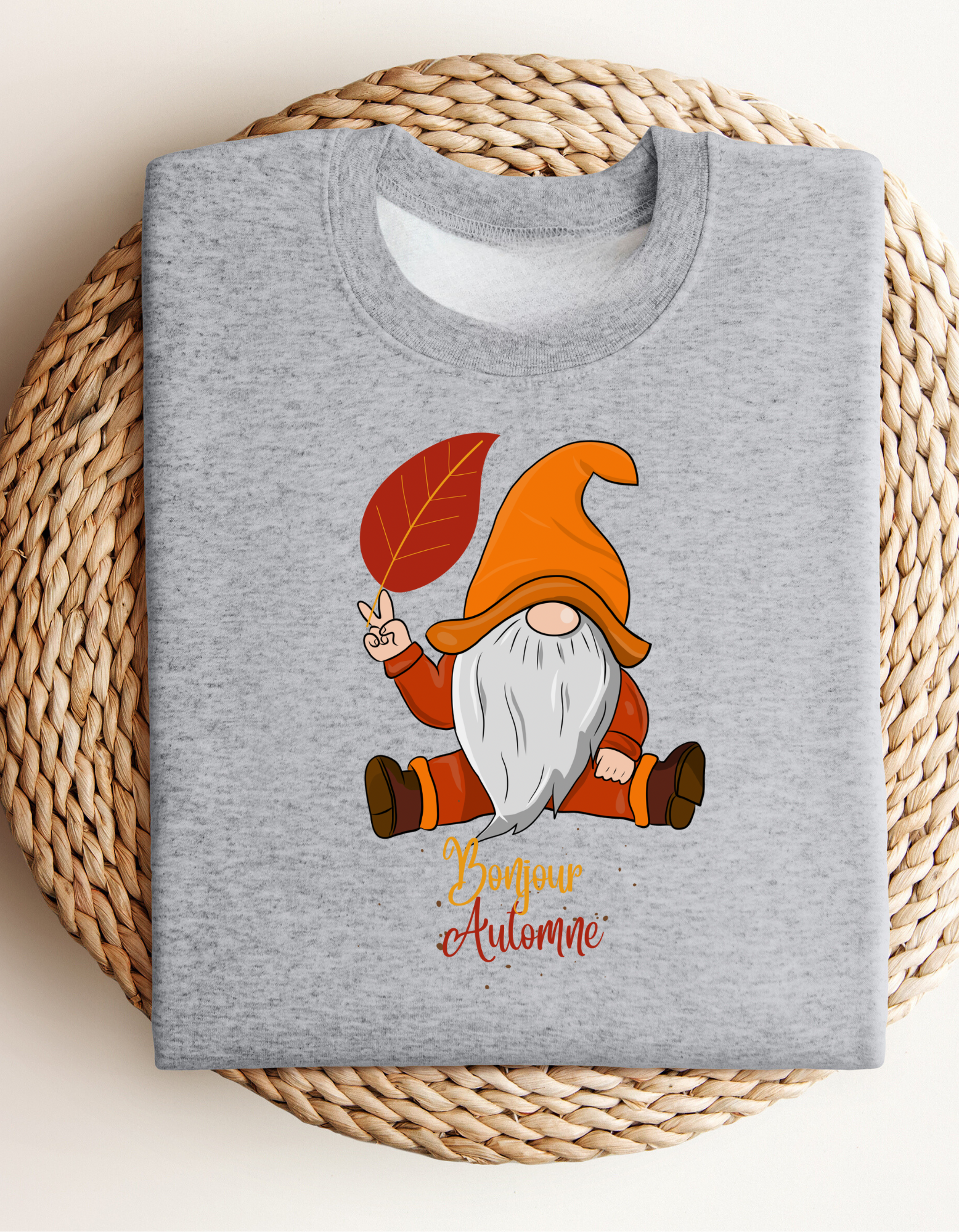 Crewneck - Bonjour automne (gnome)