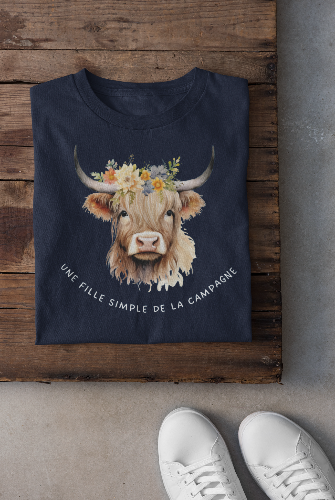 T-shirt - Une fille simple de la campagne