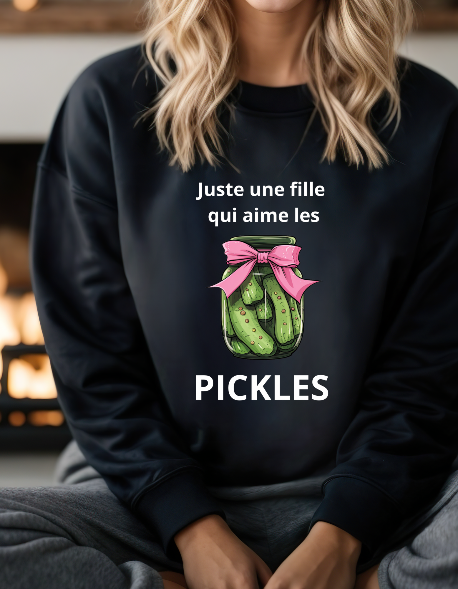 Crewneck - Juste une fille qui aime les pickles