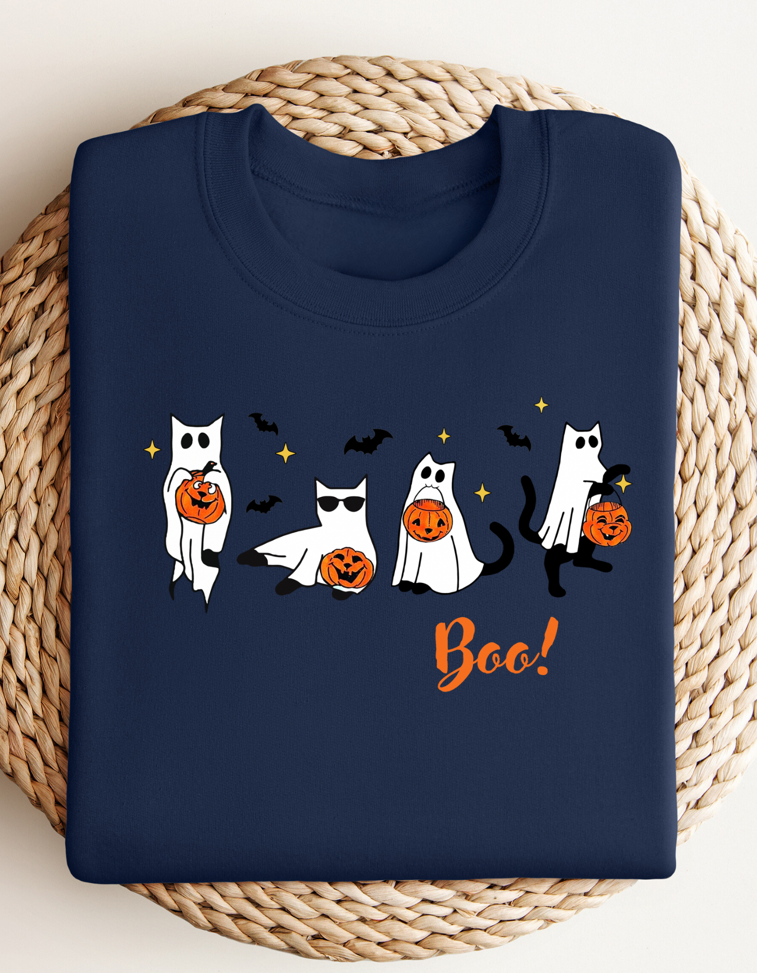 Crewneck - Boo (Chats fantômes)