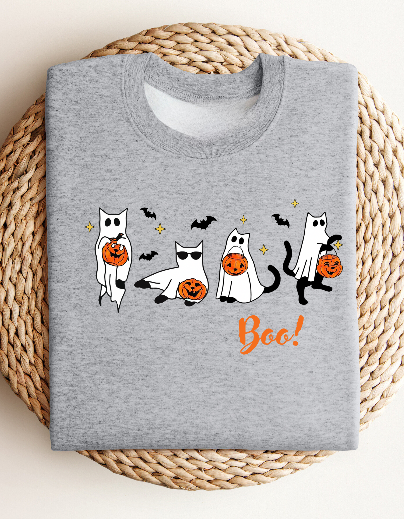 Crewneck - Boo (Chats fantômes)