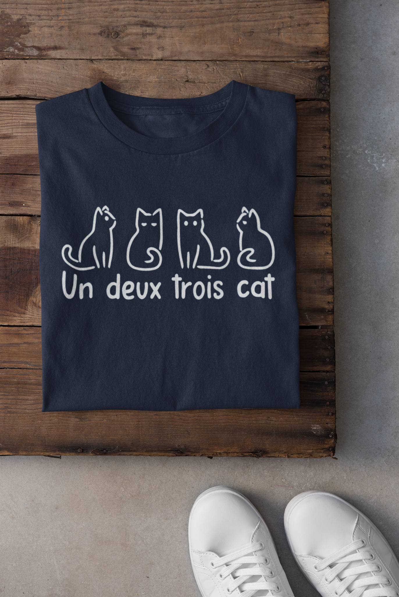 T-shirt - Un, deux, trois, cat