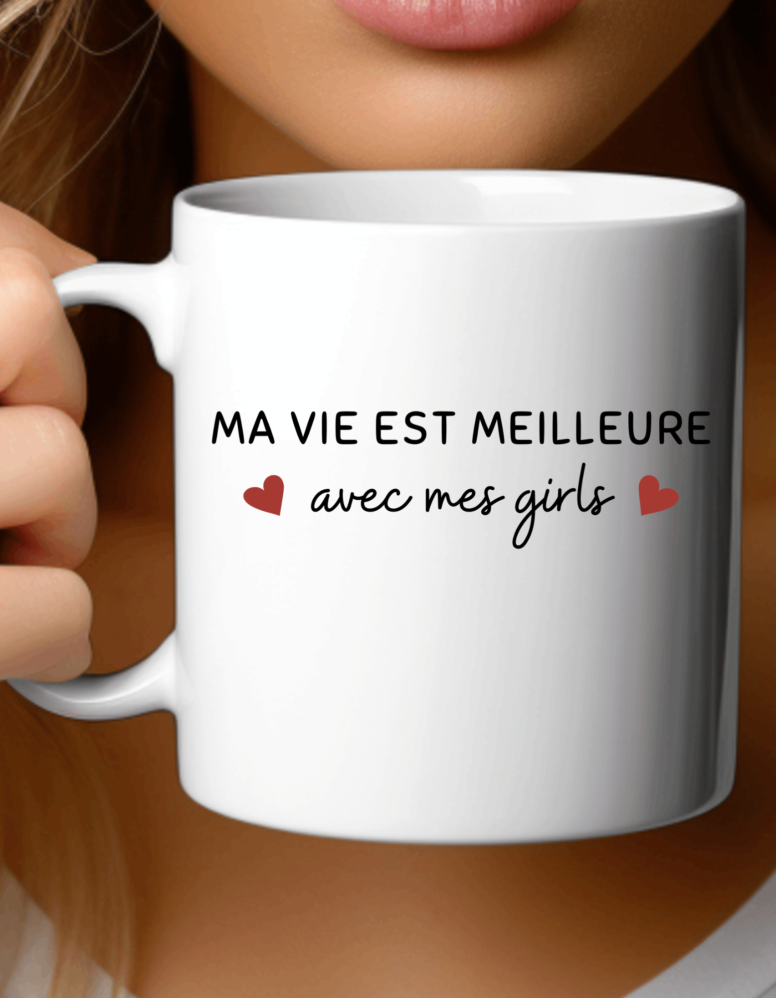 Tasse à café - Ma vie est meilleure avec mes (boys ou girls)