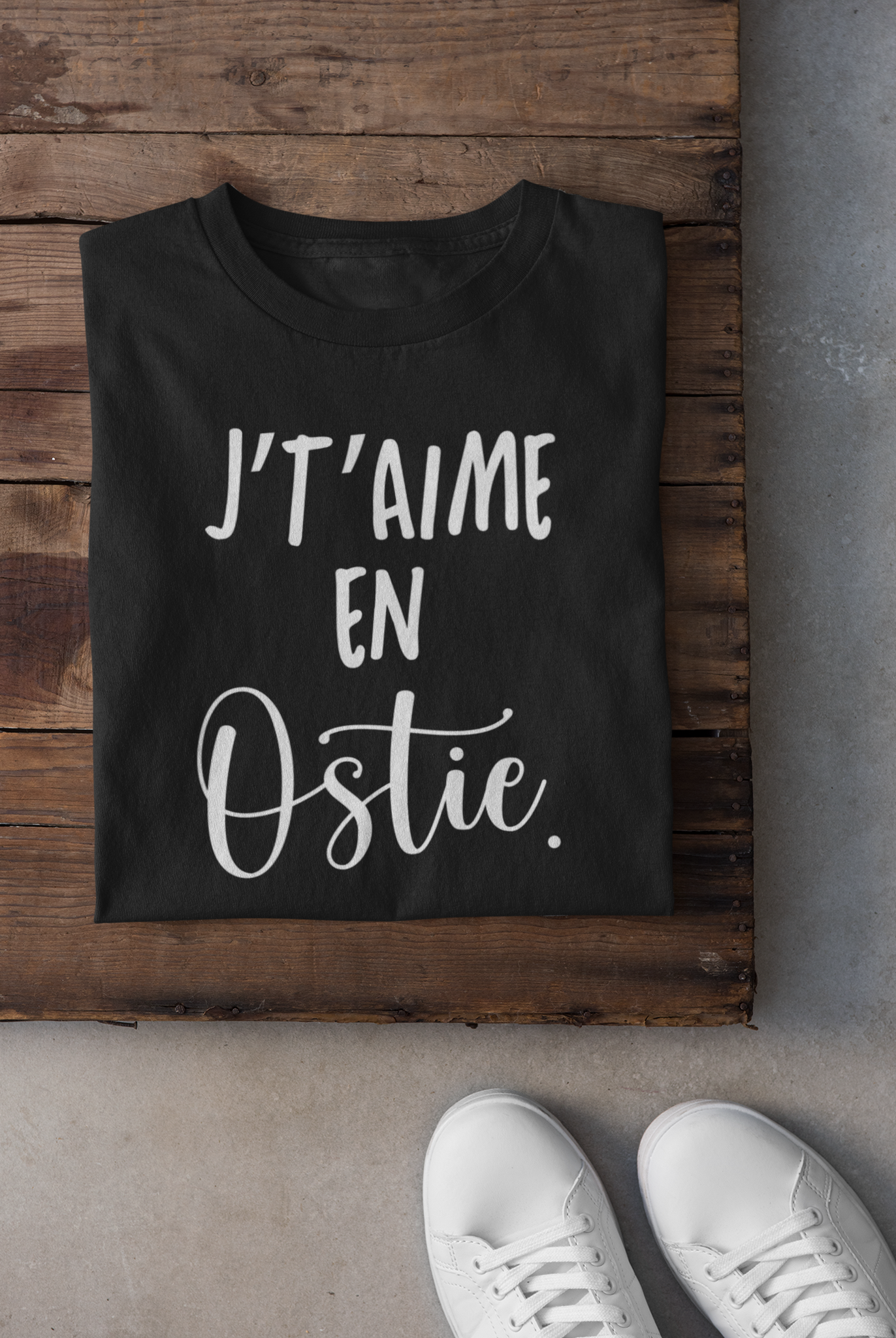 T-shirt - J't'aime en ostie