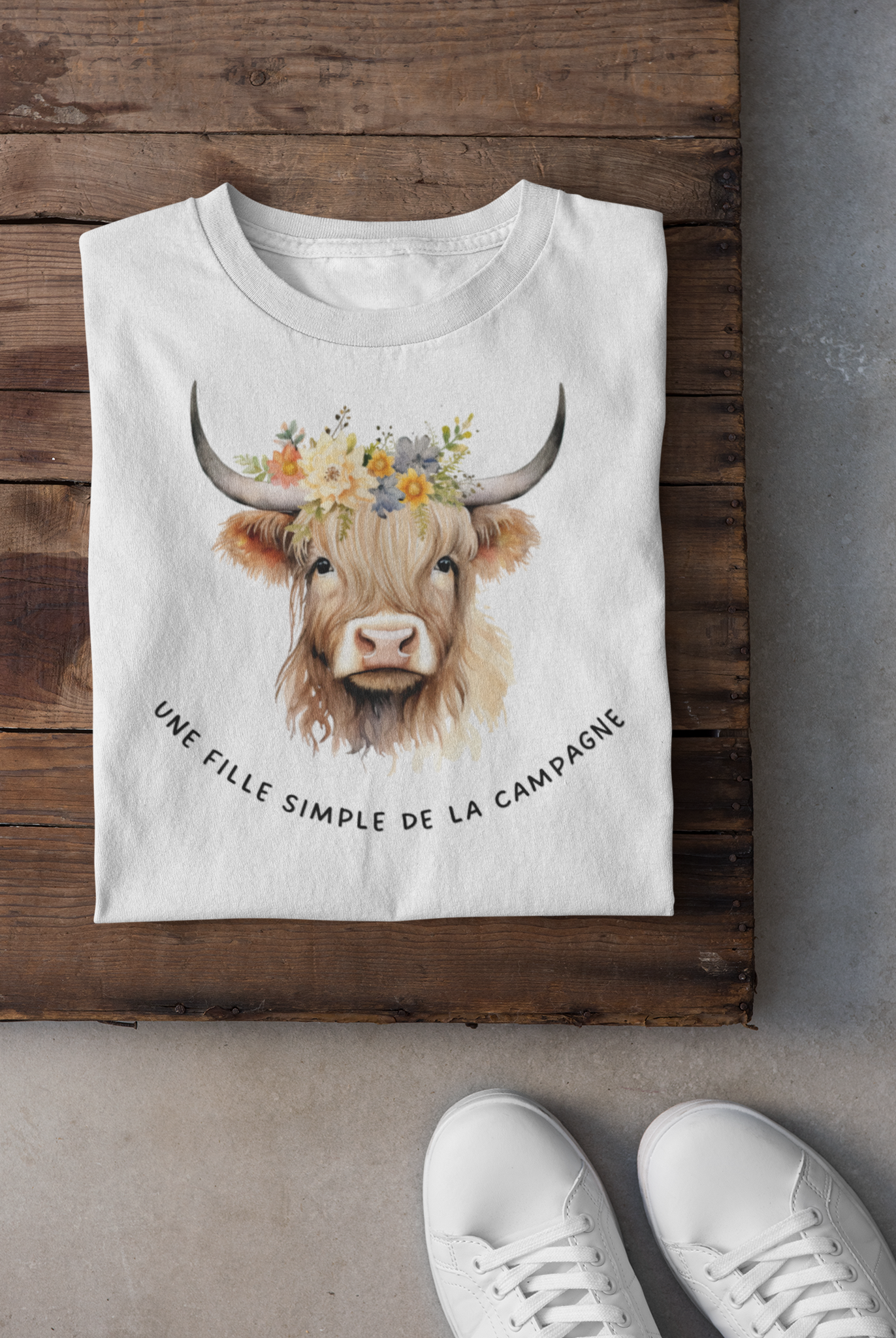 T-shirt - Une fille simple de la campagne