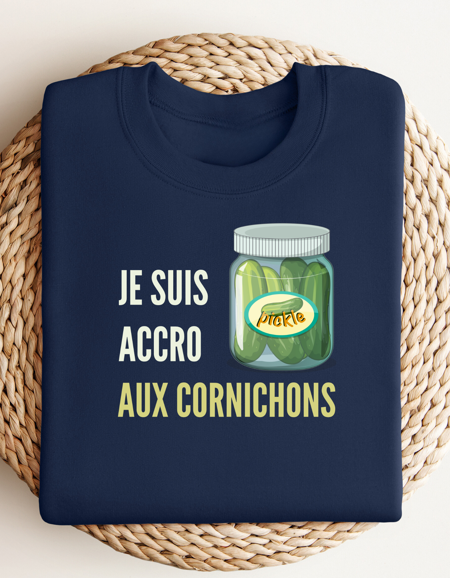 Crewneck - Je suis accro aux cornichons