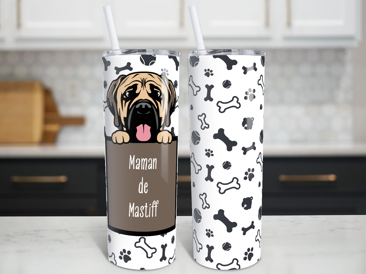 Bouteille isotherme - Maman de Mastiff