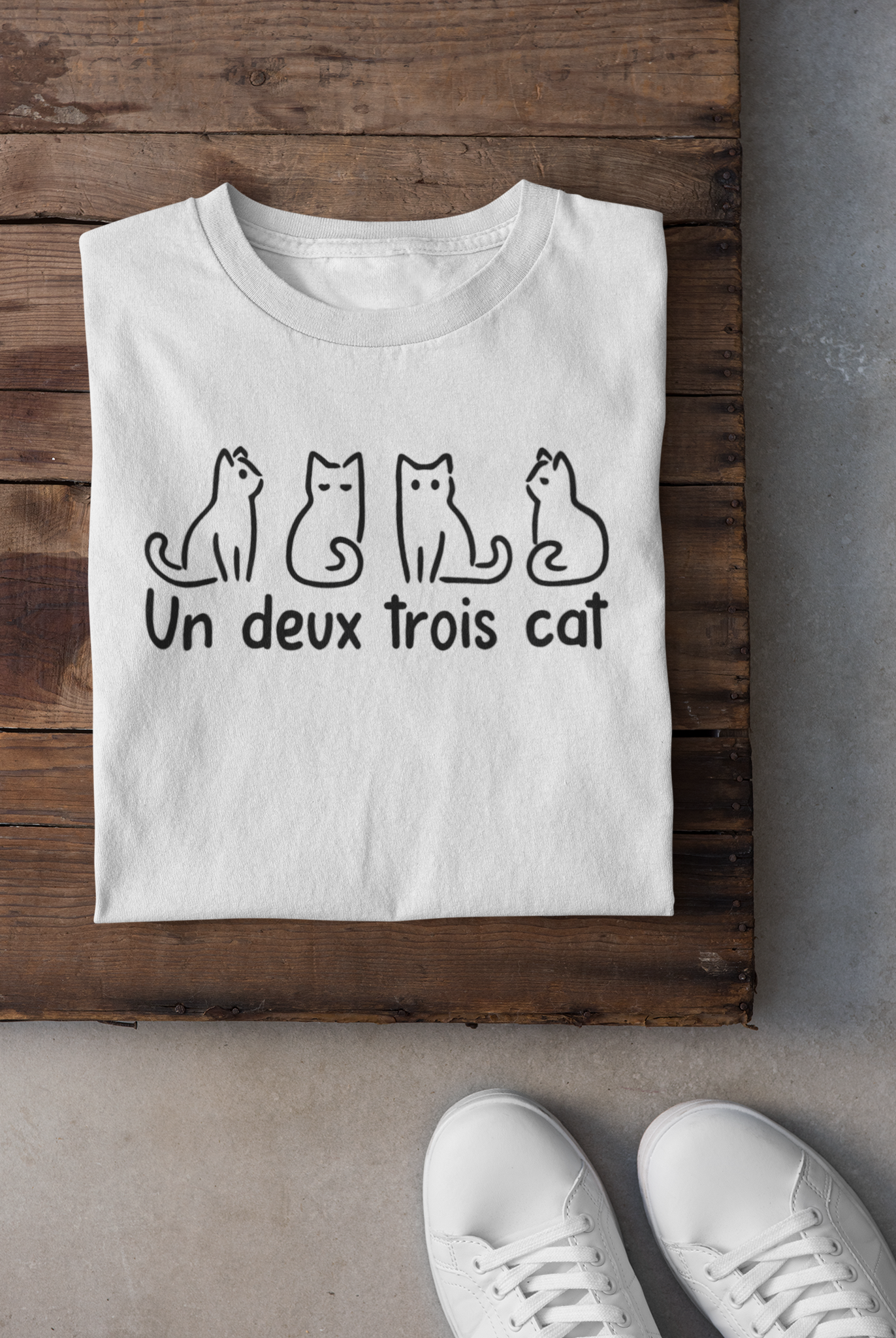 T-shirt - Un, deux, trois, cat