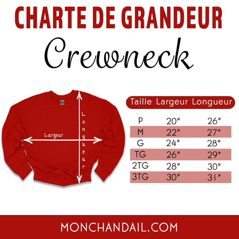 Crewneck - COMBO Meilleure grand-maman du monde / Meilleur grand-papa du monde