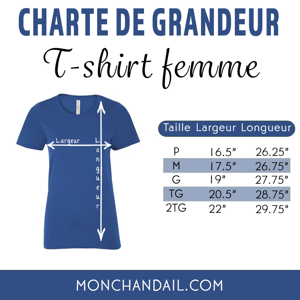 T-shirt pour femme personnalisable