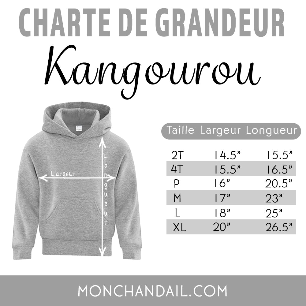 Kangourou enfant - Grizzly (Cœur)