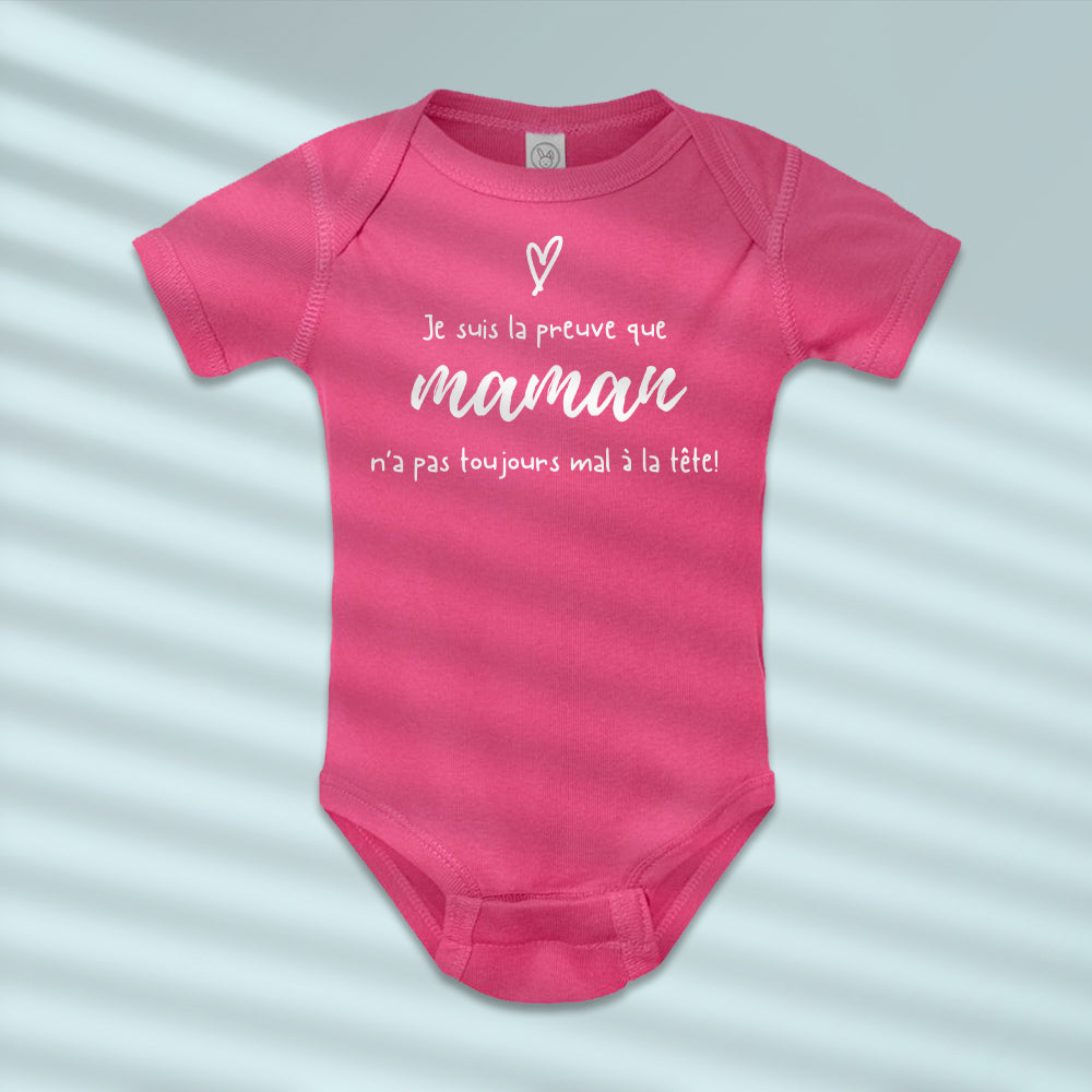 Cache-couche - Je suis la preuve que maman n'a pas toujours mal à la tête