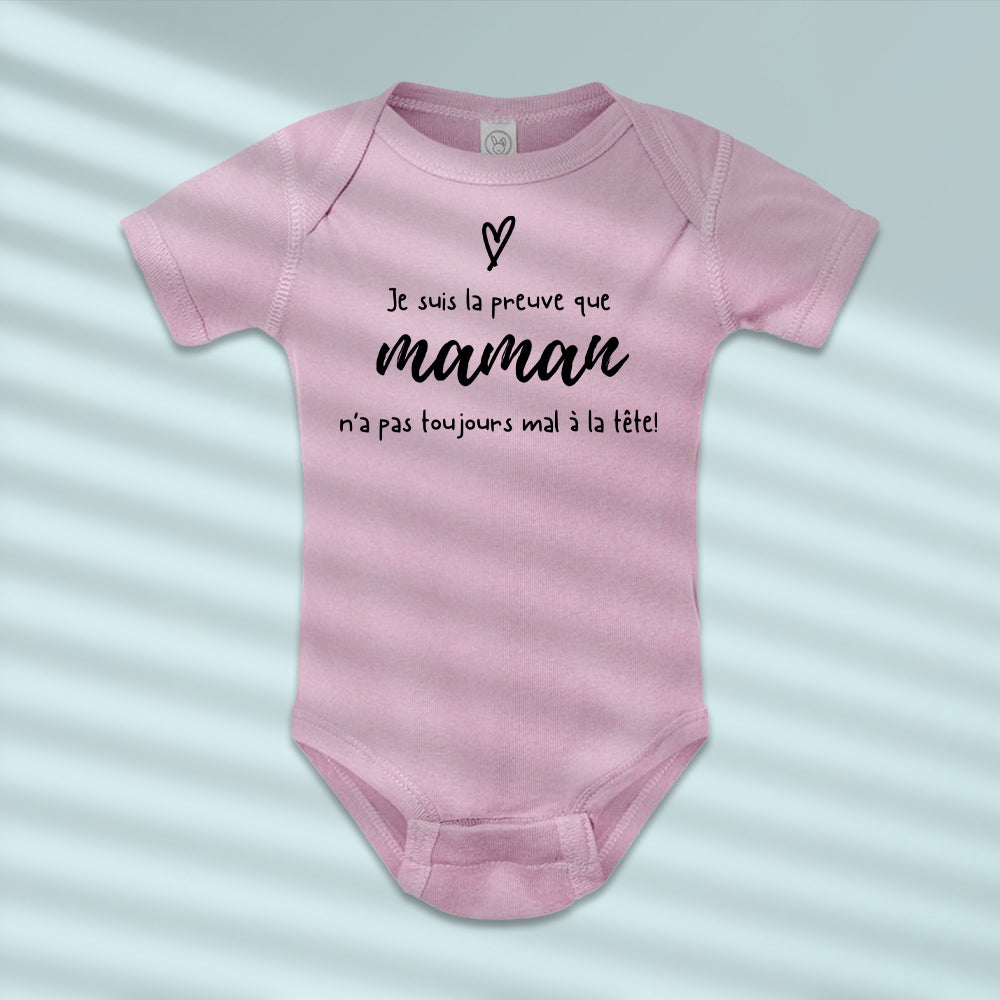 Cache-couche - Je suis la preuve que maman n'a pas toujours mal à la tête