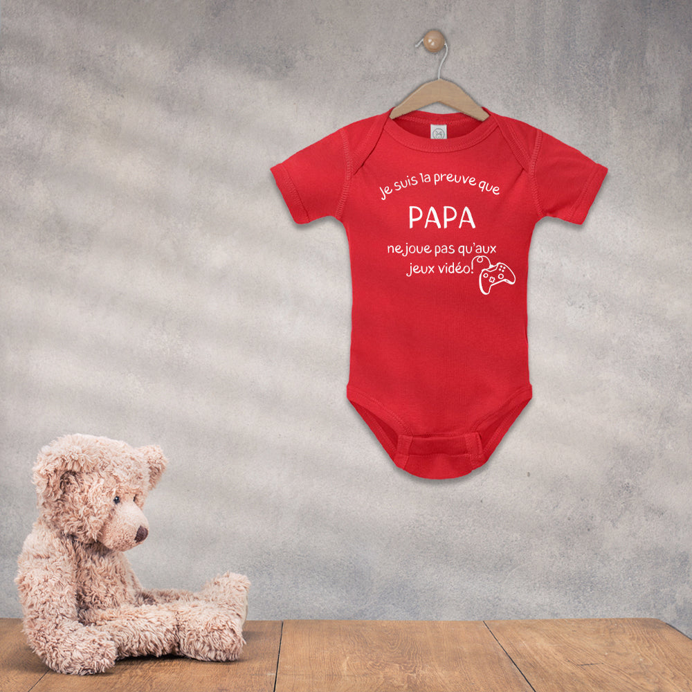 Cache-couche - Je suis la preuve que papa ne joue pas qu'aux jeux vidéo