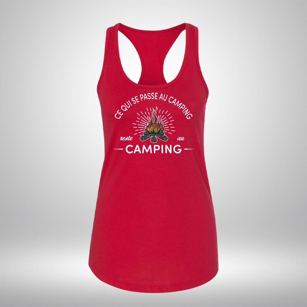 Camisole - Ce qui se passe au camping reste au camping