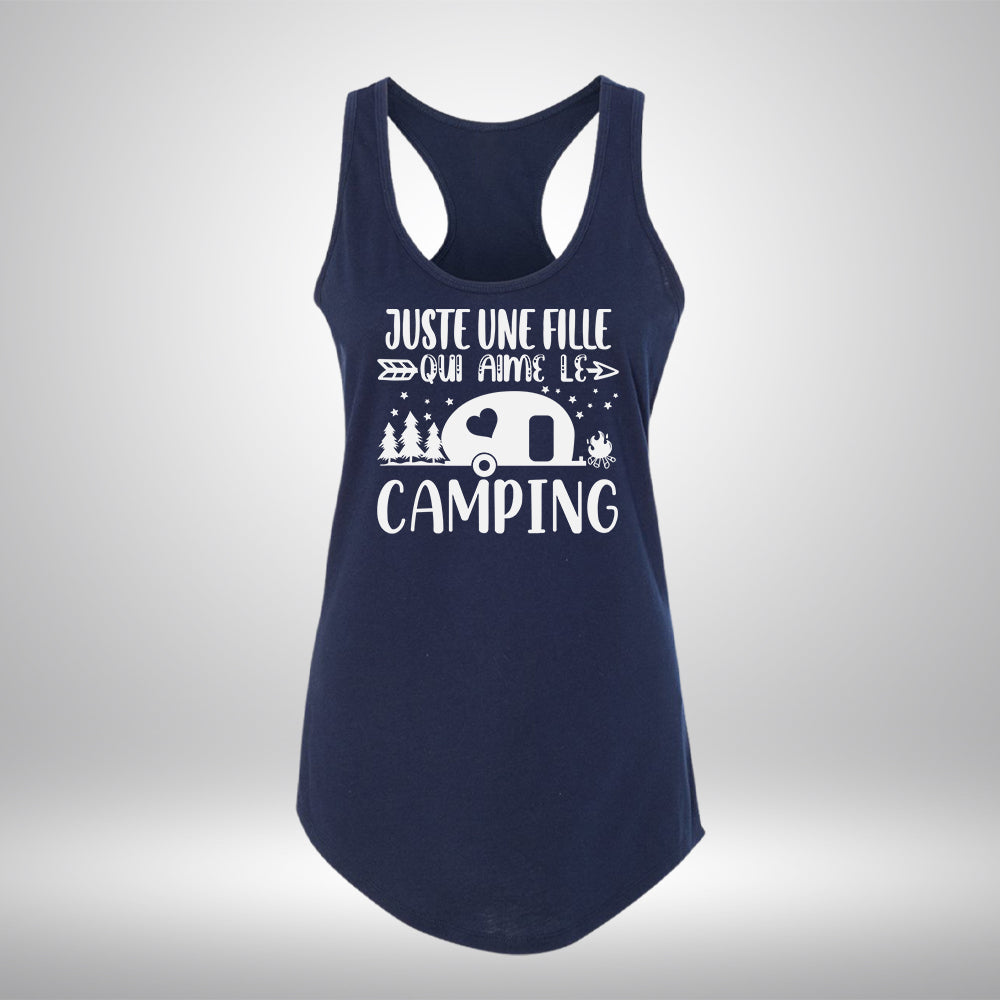 Camisole - Juste une fille qui aime le camping