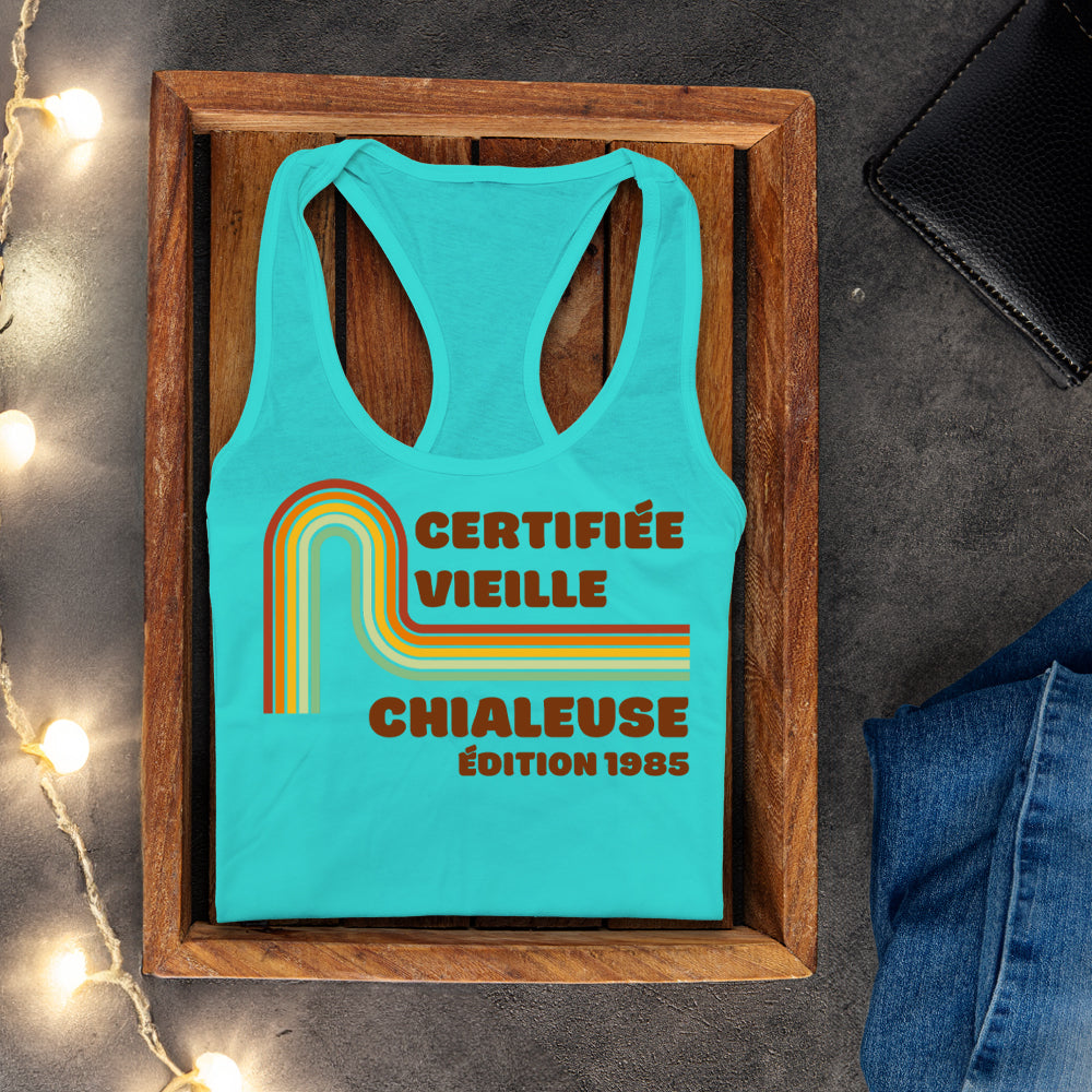 Camisole - Certifiée vieille grincheuse / Certifiée vieille chialeuse - À personnaliser