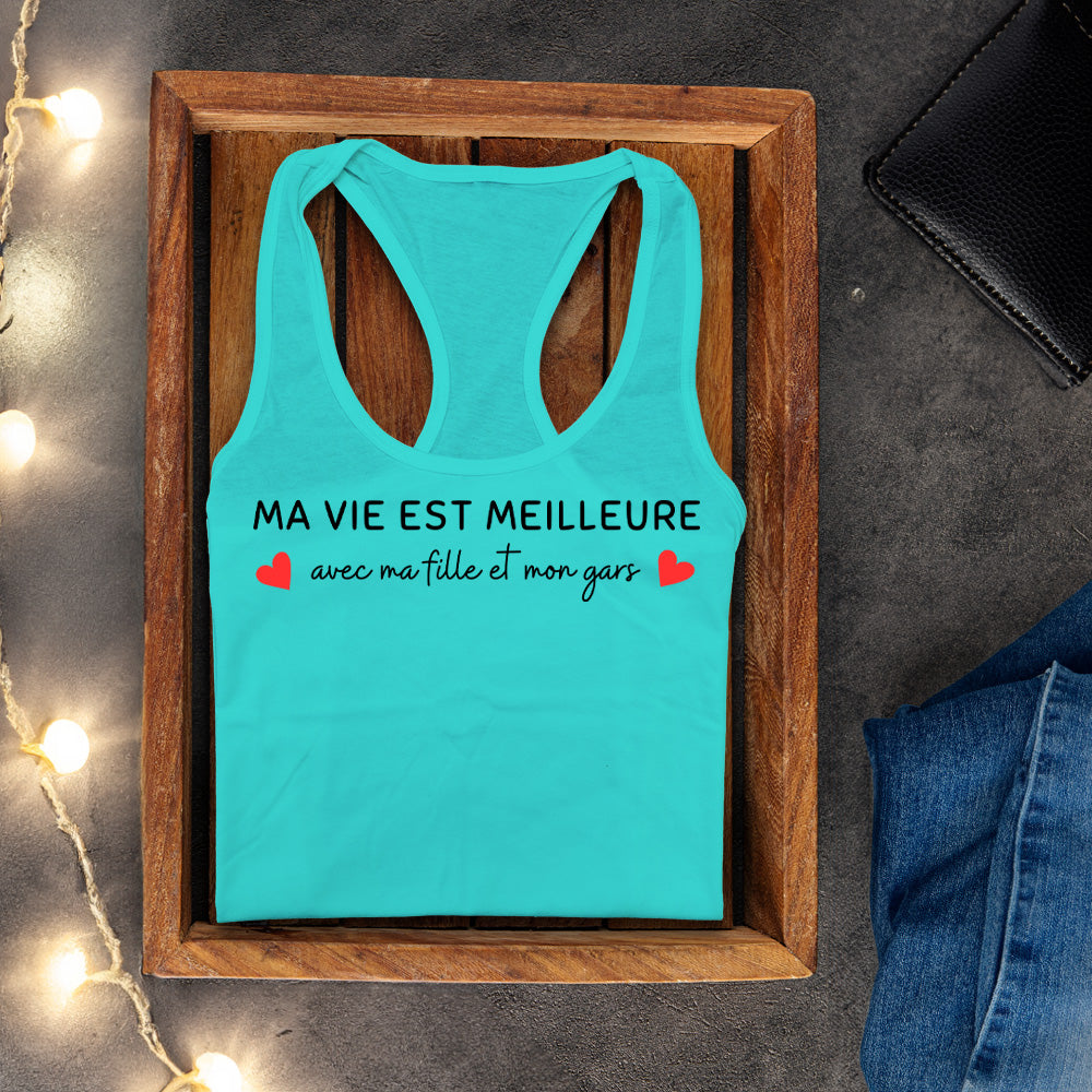 Camisole - Ma vie est meilleure avec - À personnaliser