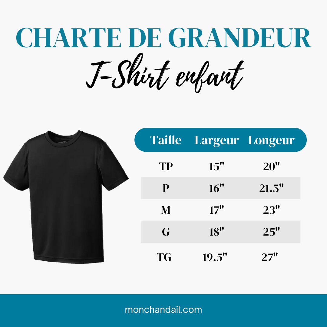 T-shirt enfant 100% polyester - Chouettes -