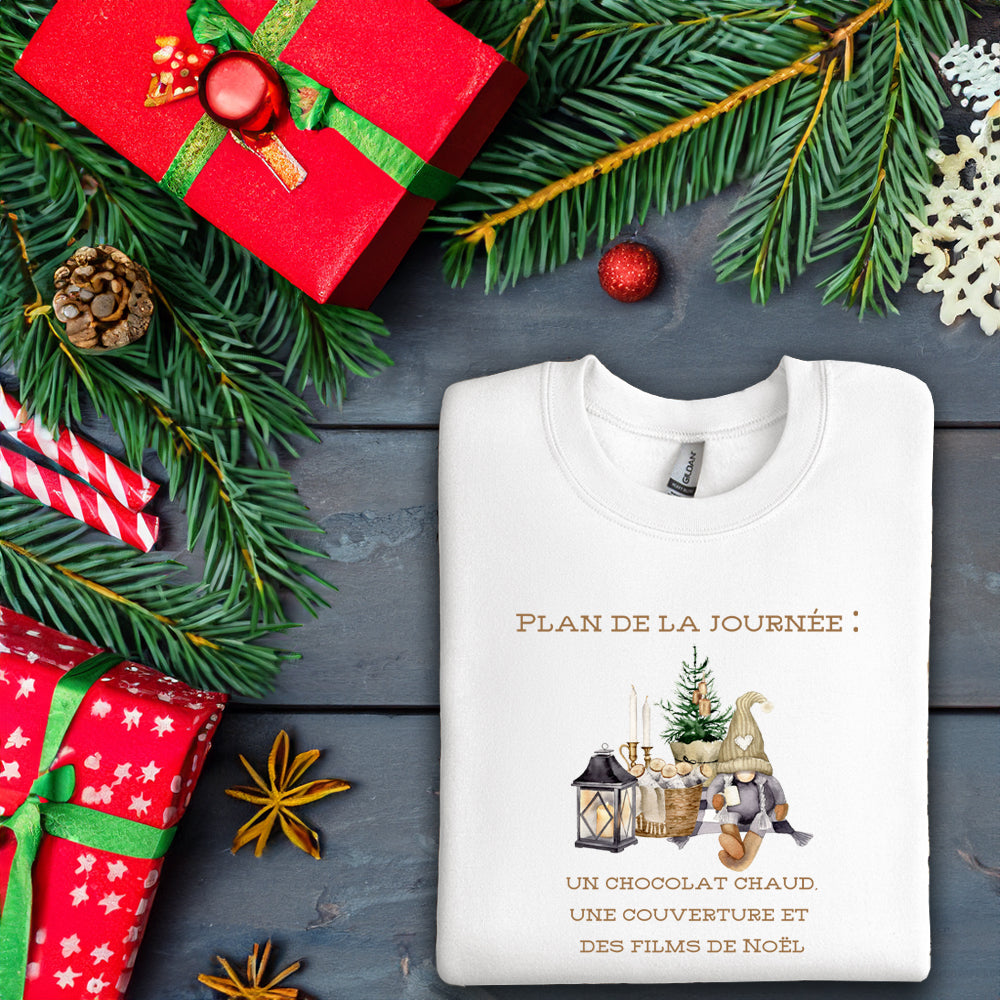 Crewneck - Plan de la journée (édition Noël)