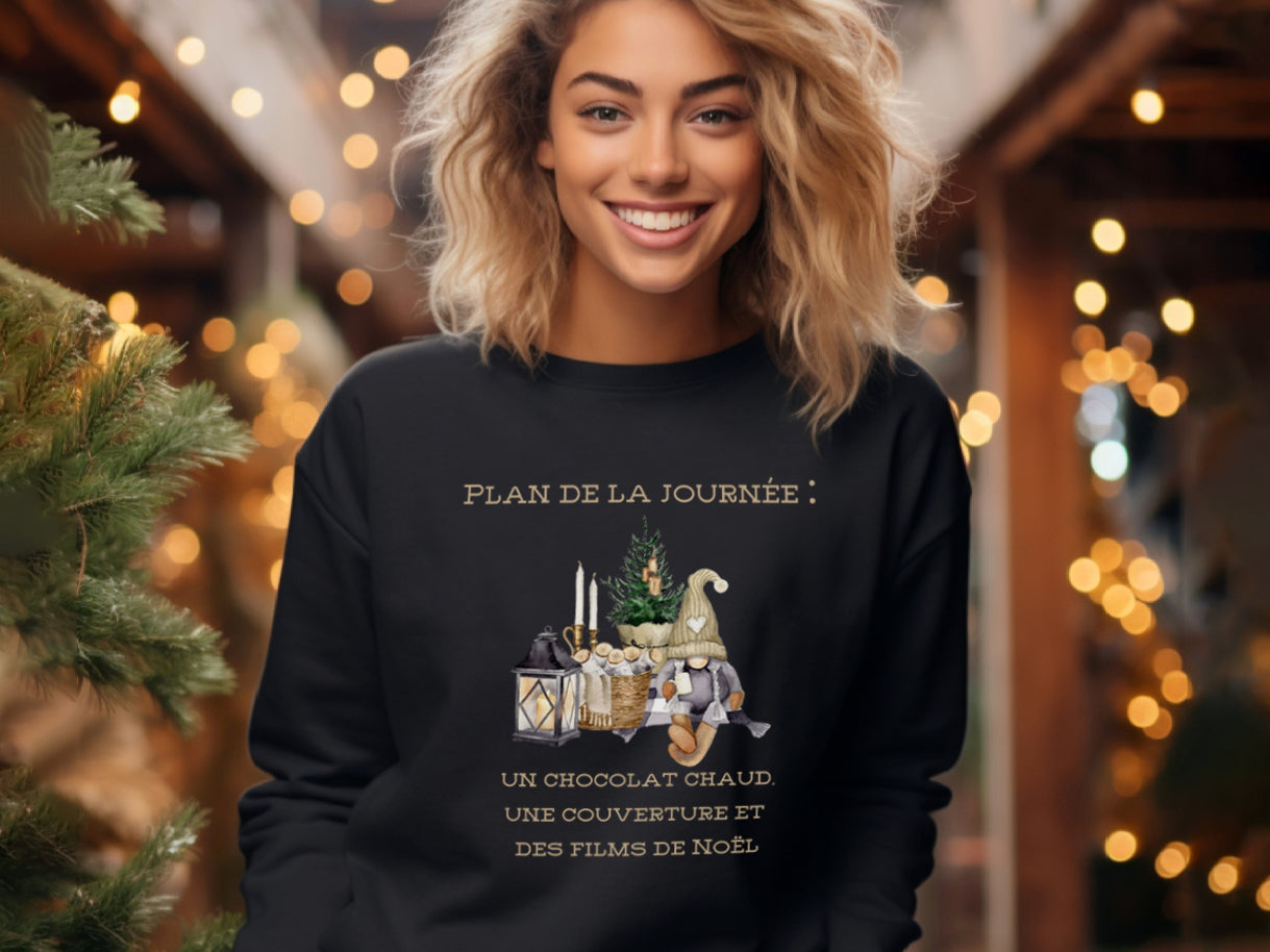 Crewneck - Plan de la journée (édition Noël)