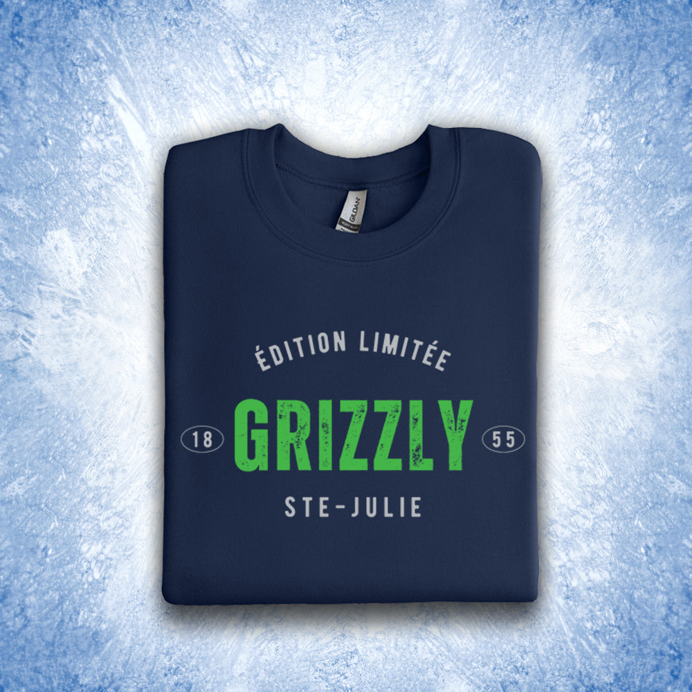 Crewneck adulte - Édition limitée Grizzly Ste-Julie