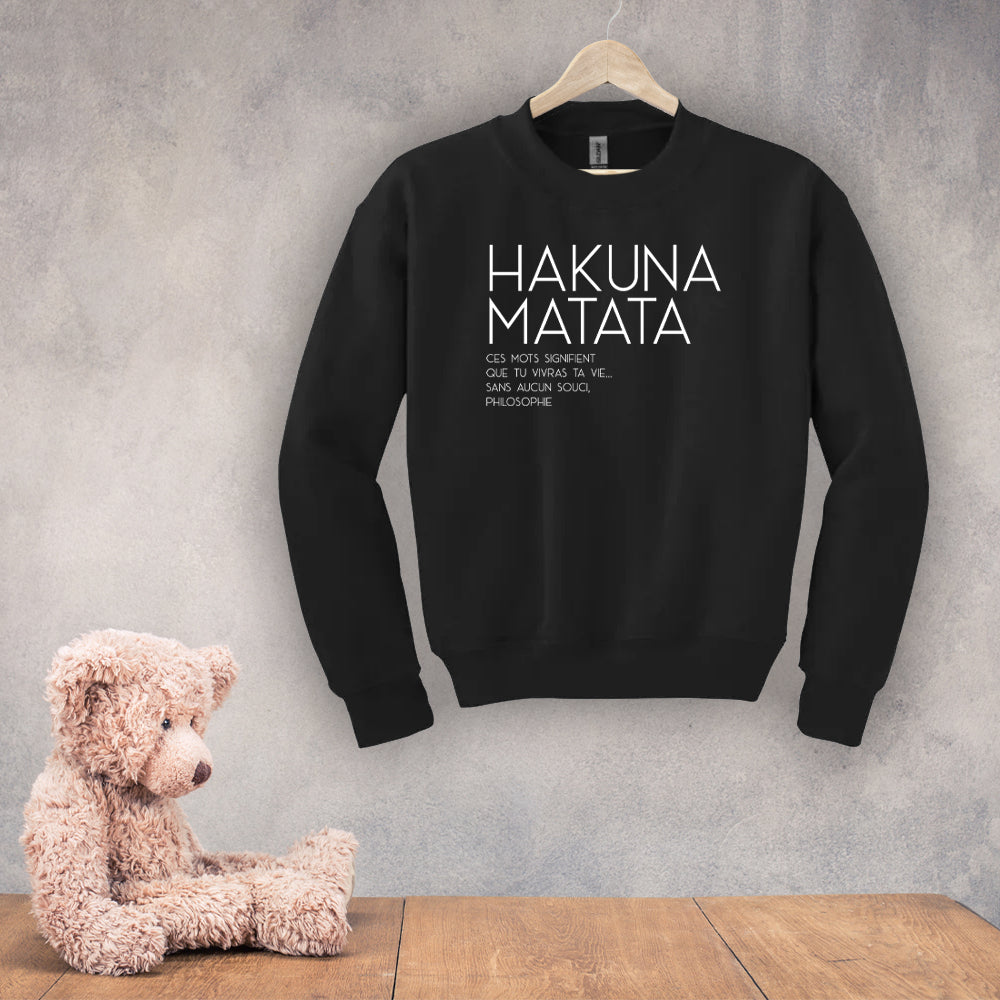 Crewneck enfant - Hakuna matata