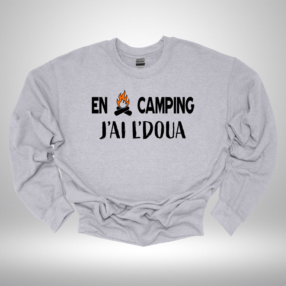 Crewneck - En camping j’ai l’doua