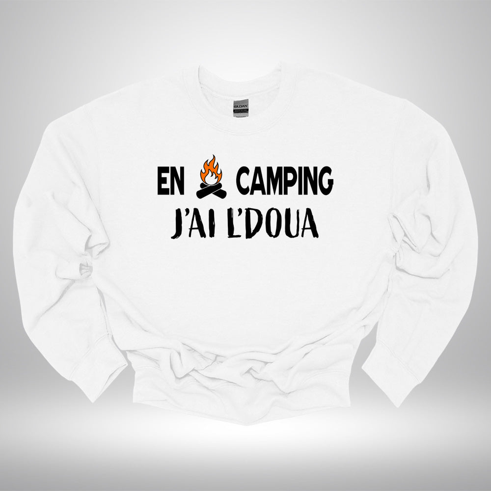 Crewneck - En camping j’ai l’doua