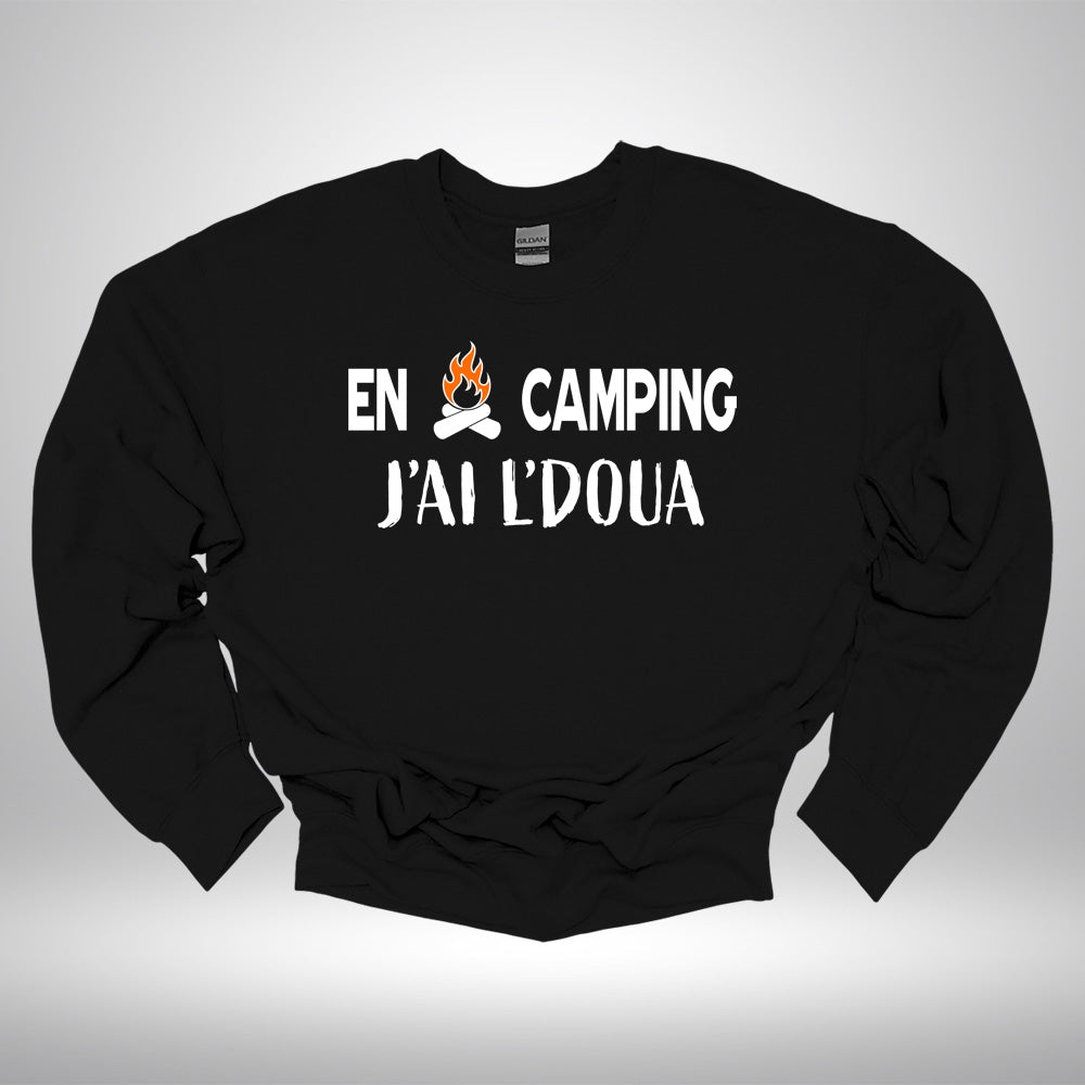 Crewneck - En camping j’ai l’doua