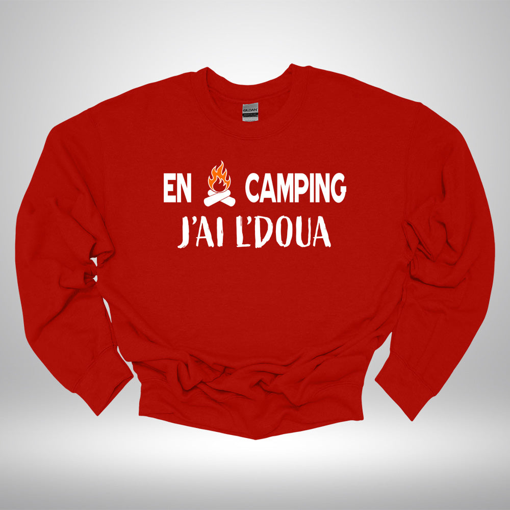 Crewneck - En camping j’ai l’doua