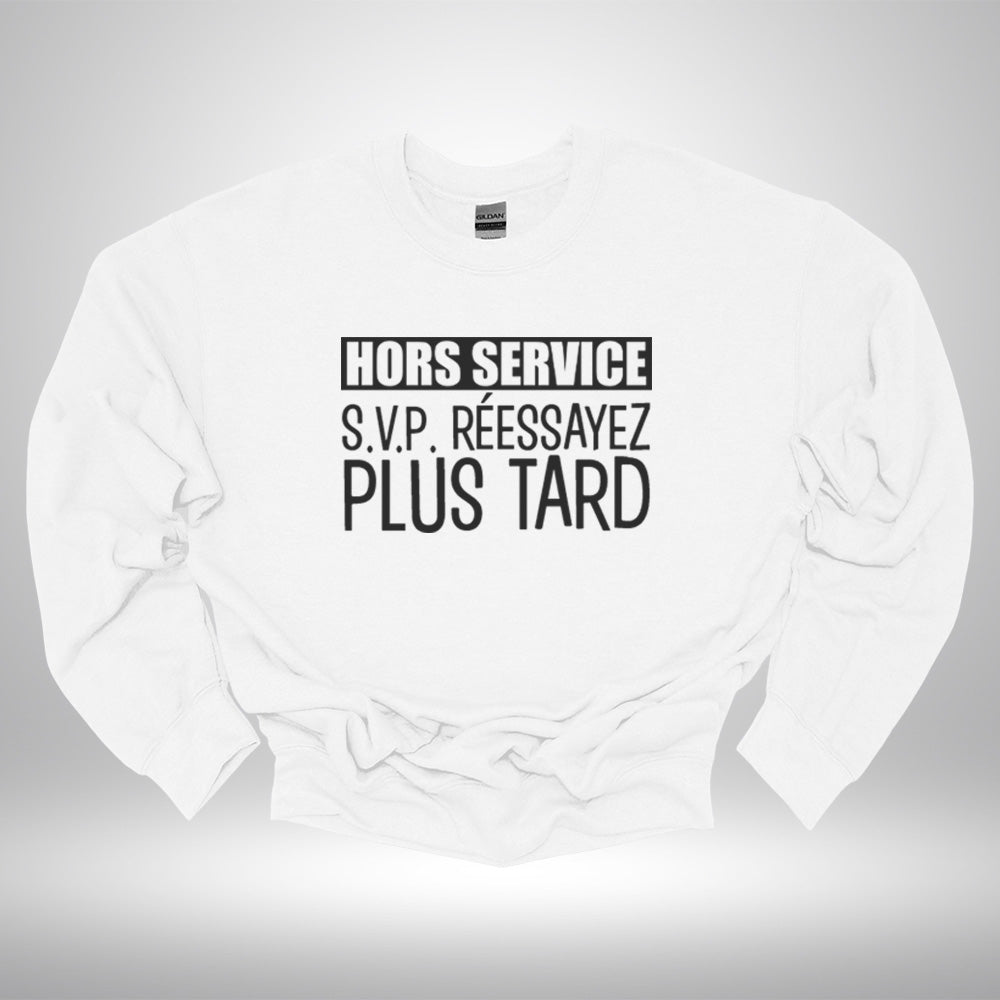 Crewneck - Hors service, svp réessayez plus tard