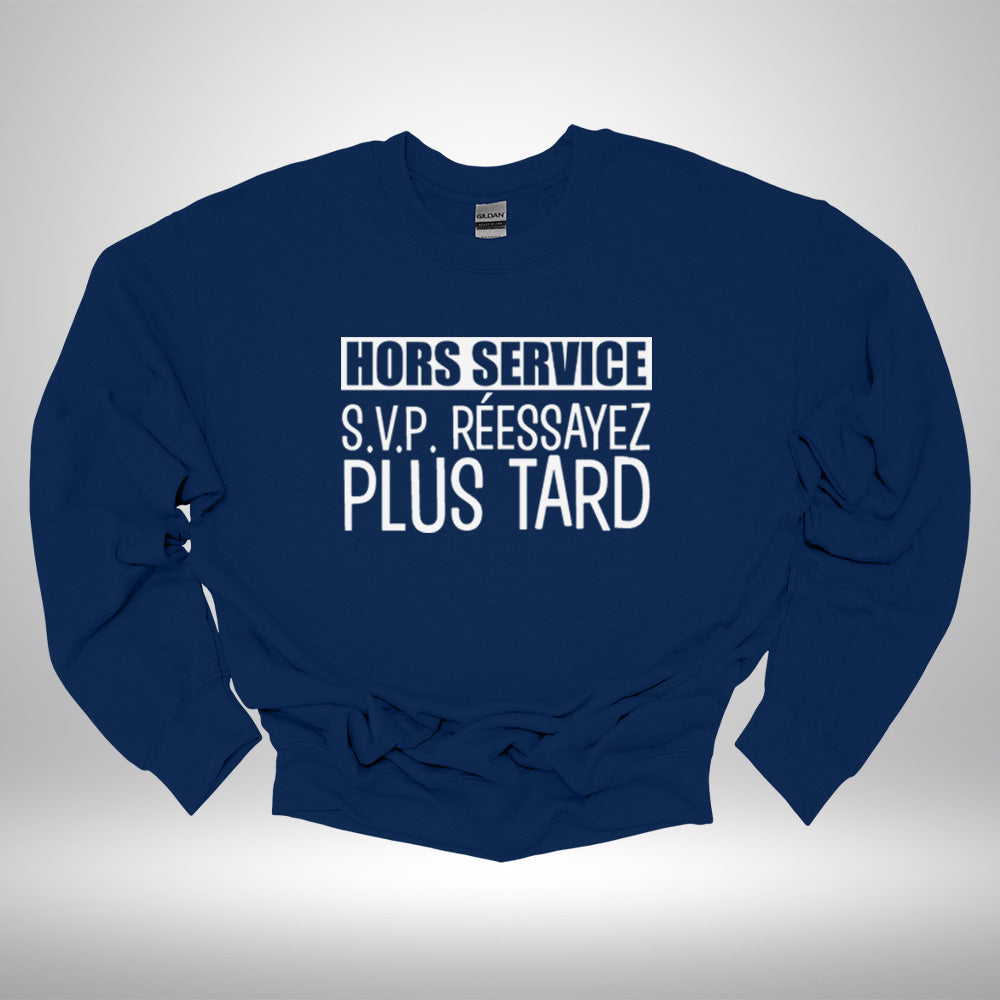 Crewneck - Hors service, svp réessayez plus tard