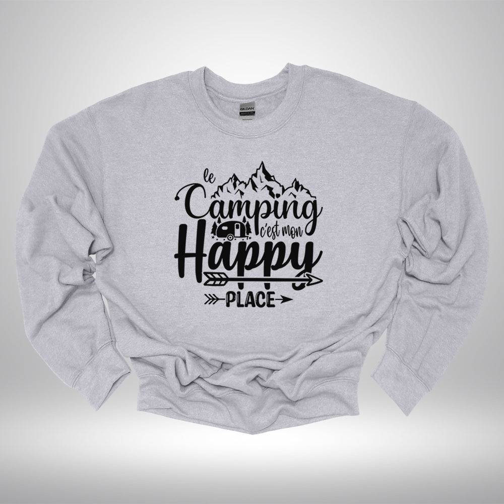 Crewneck - Le camping c’est mon happy place