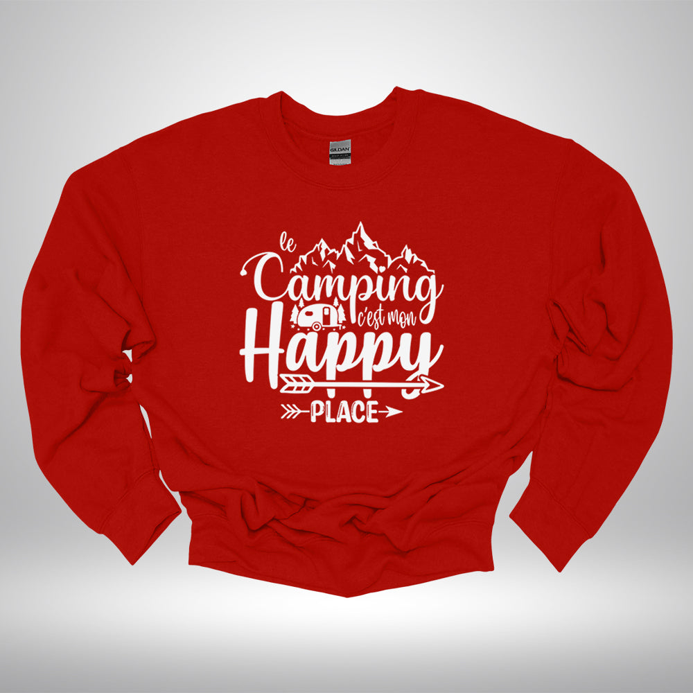 Crewneck - Le camping c’est mon happy place