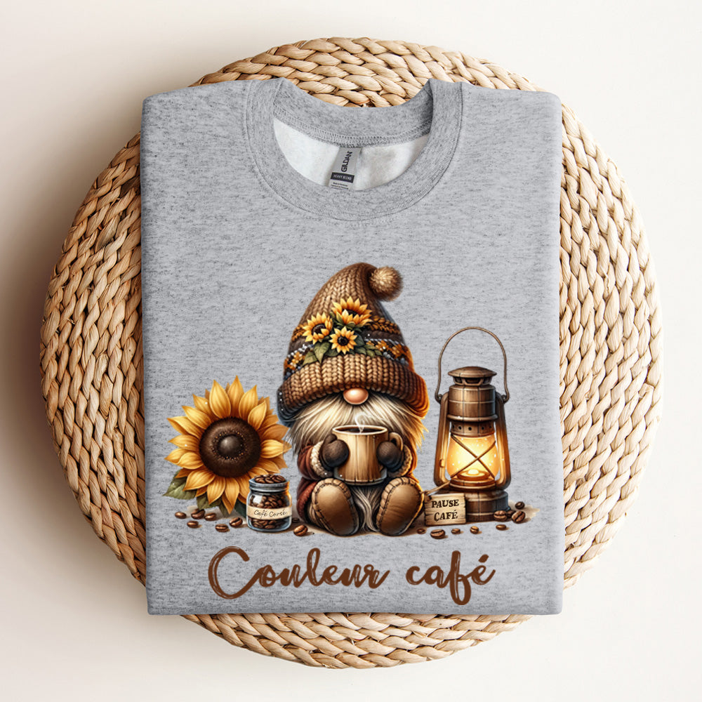 Crewneck - Couleur café