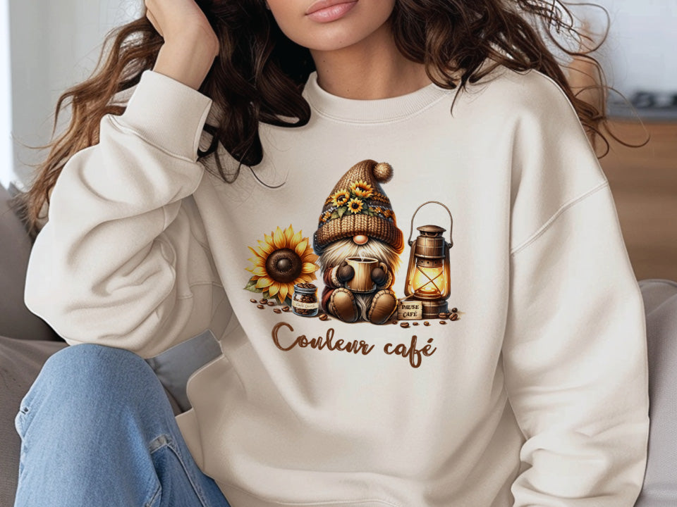 Crewneck - Couleur café