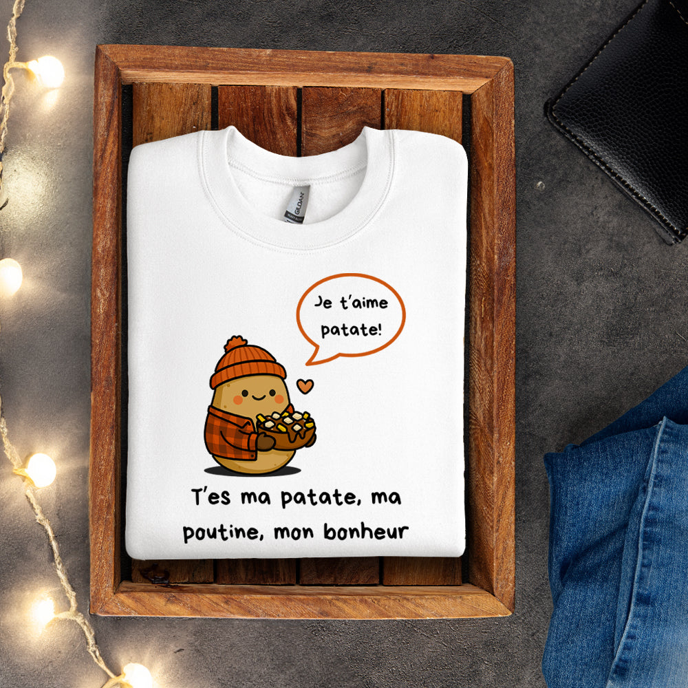 Crewneck - Je t'aime patate