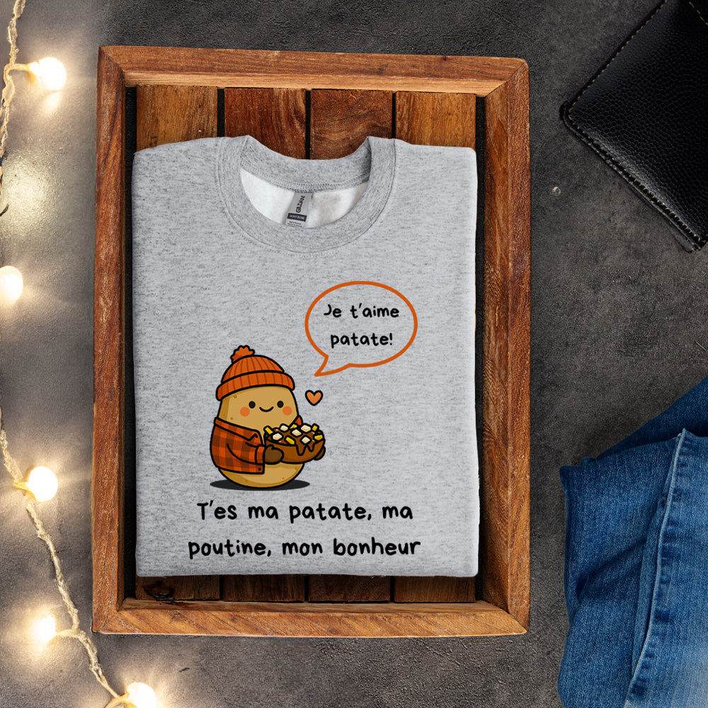 Crewneck - Je t'aime patate
