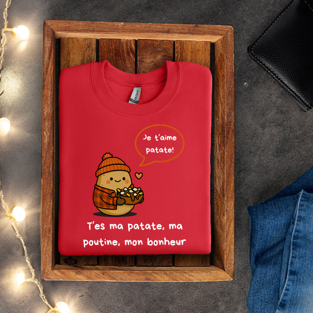 Crewneck - Je t'aime patate